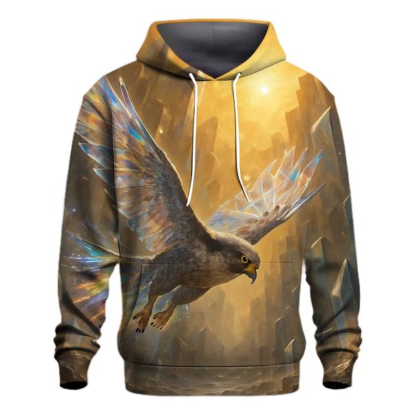 Random Glasswing Falcon graphic hoodies
