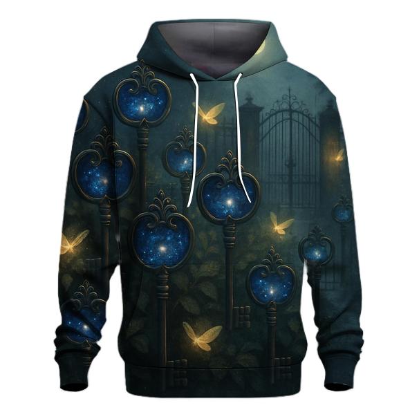 Random Garden Of Keys lightweight hoodies
