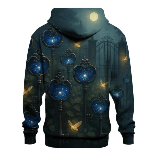 Random Garden Of Keys lightweight hoodies