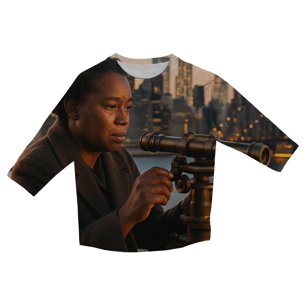 Hudson Twilight Observatory fashion 3/4 sleeve shirts