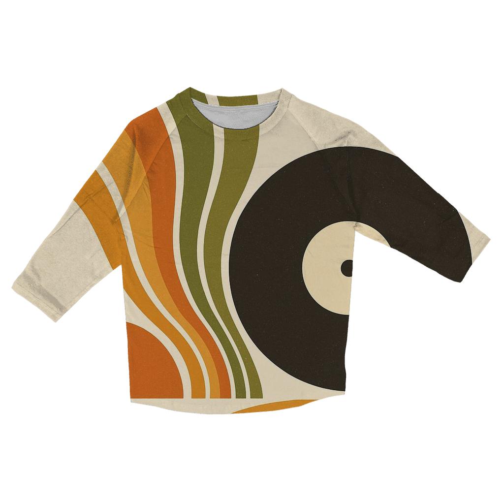 Sunburst Groove personalized 3/4 sleeve tees