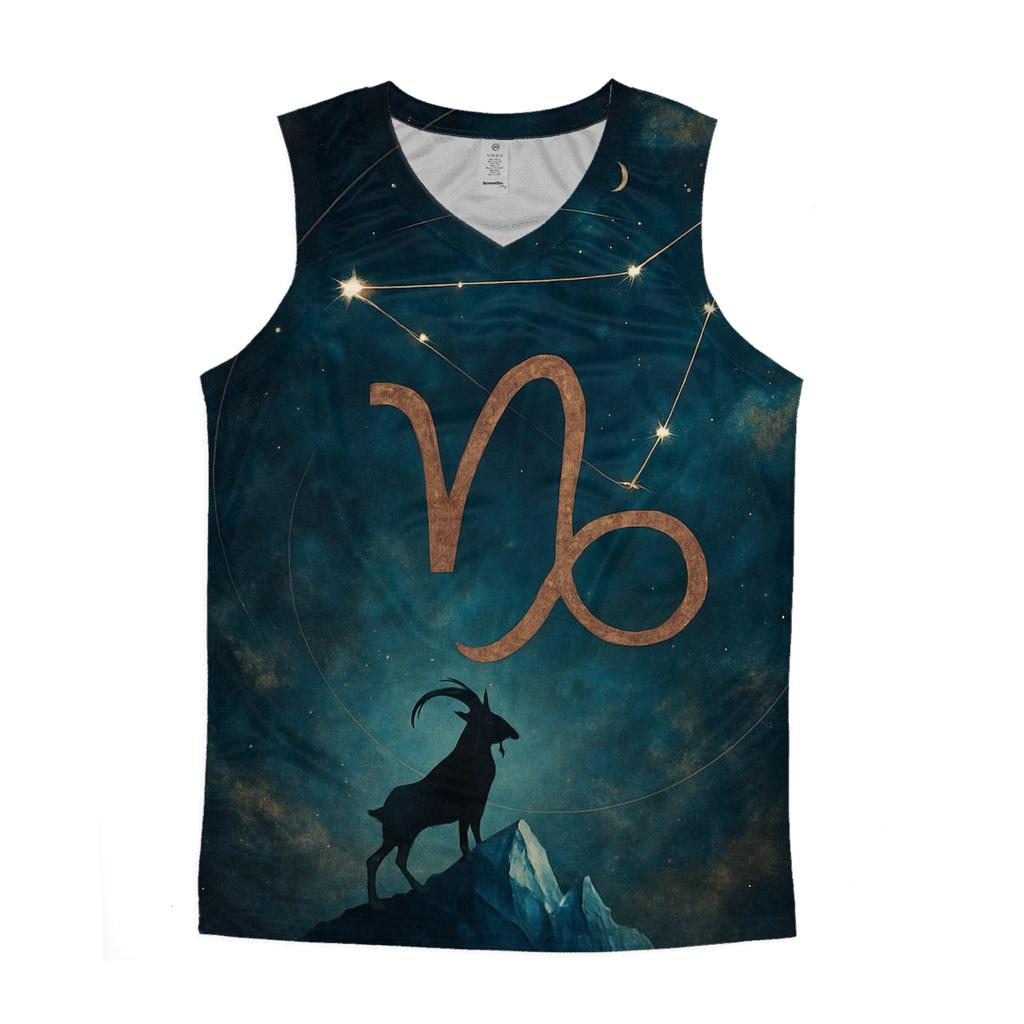 Capricorn Nebula Summit cotton sleeveless tops