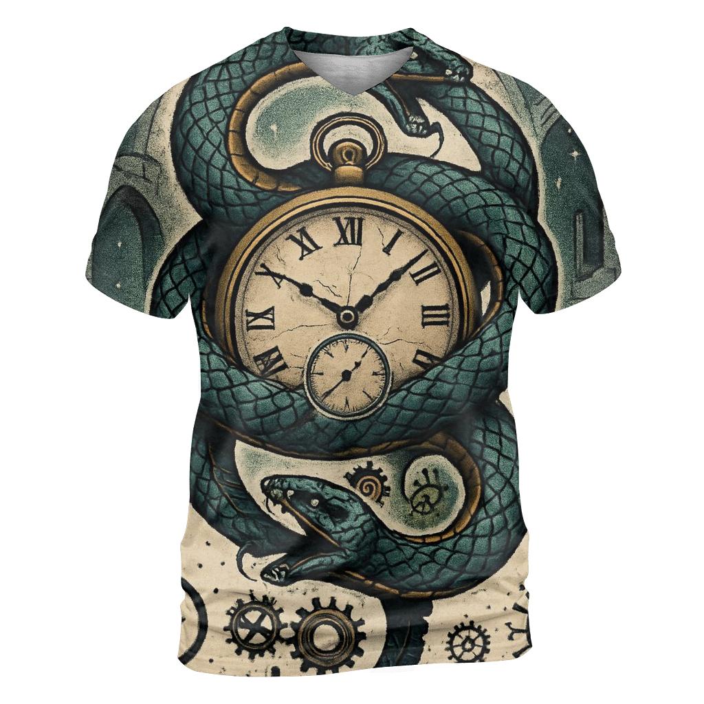 Helix Ouroboros Clockwork unique graphic print tees
