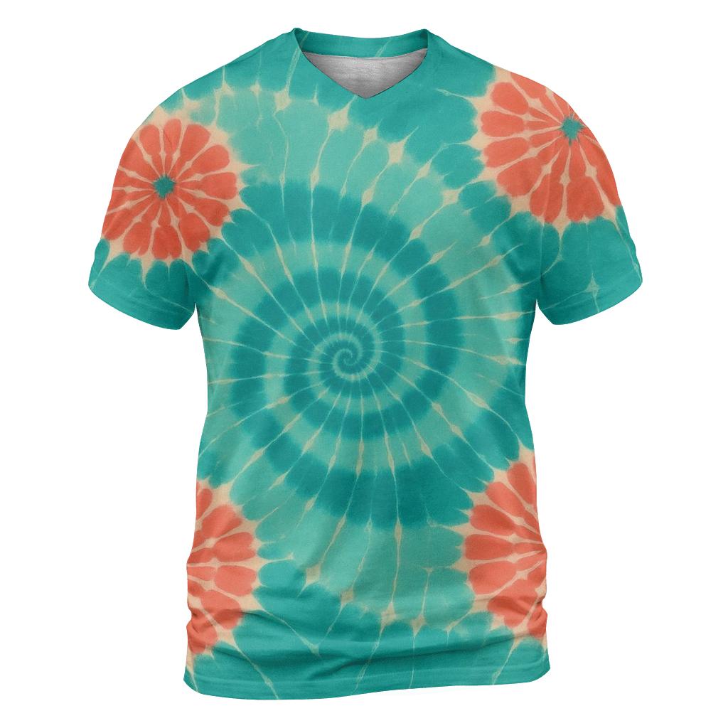 Spiral Starburst Kumo statement graphic shirts