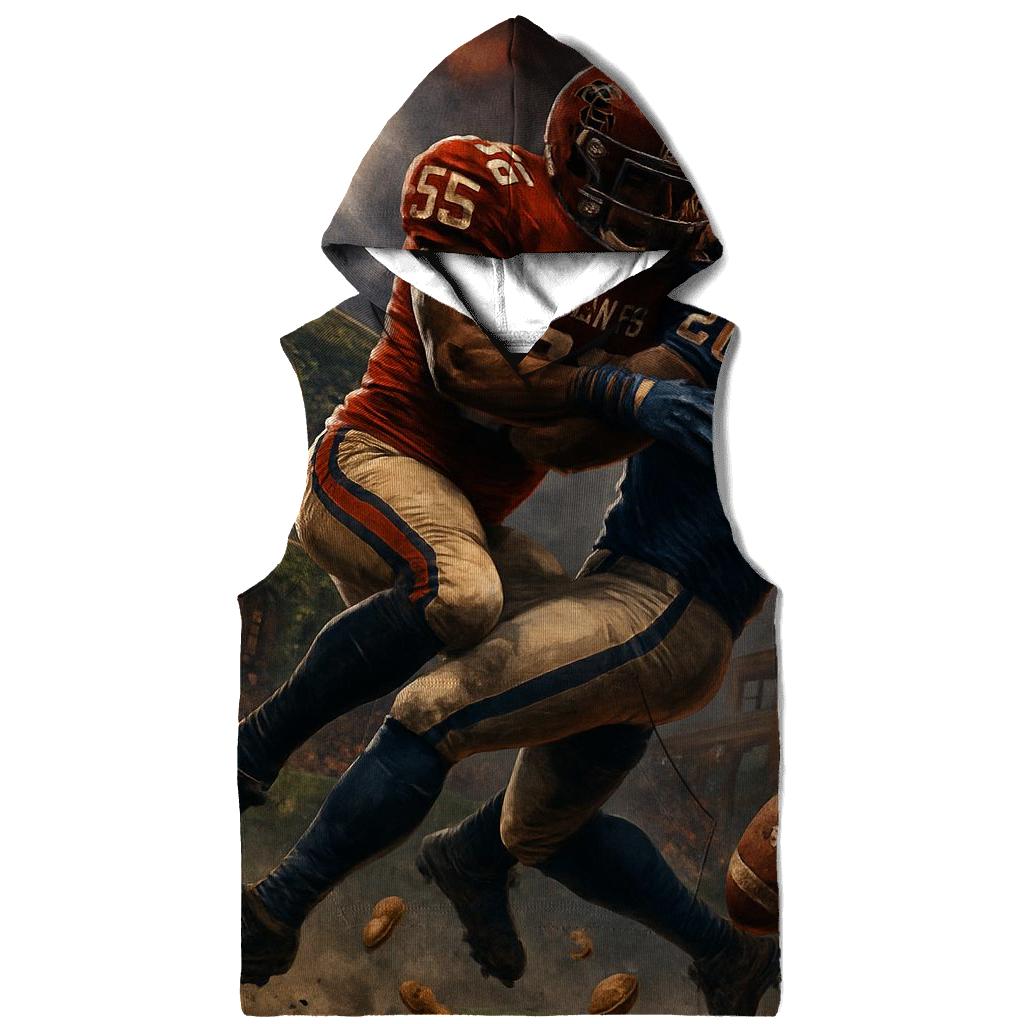 Gridiron Rivalry At Wrigley And Truist embroidered hoodies