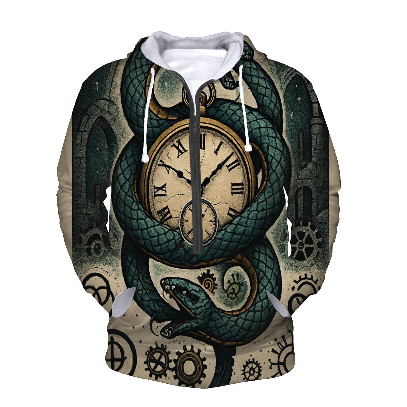Helix Ouroboros Clockwork hoodie styles
