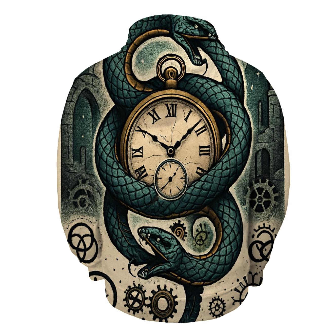 Helix Ouroboros Clockwork hoodie styles