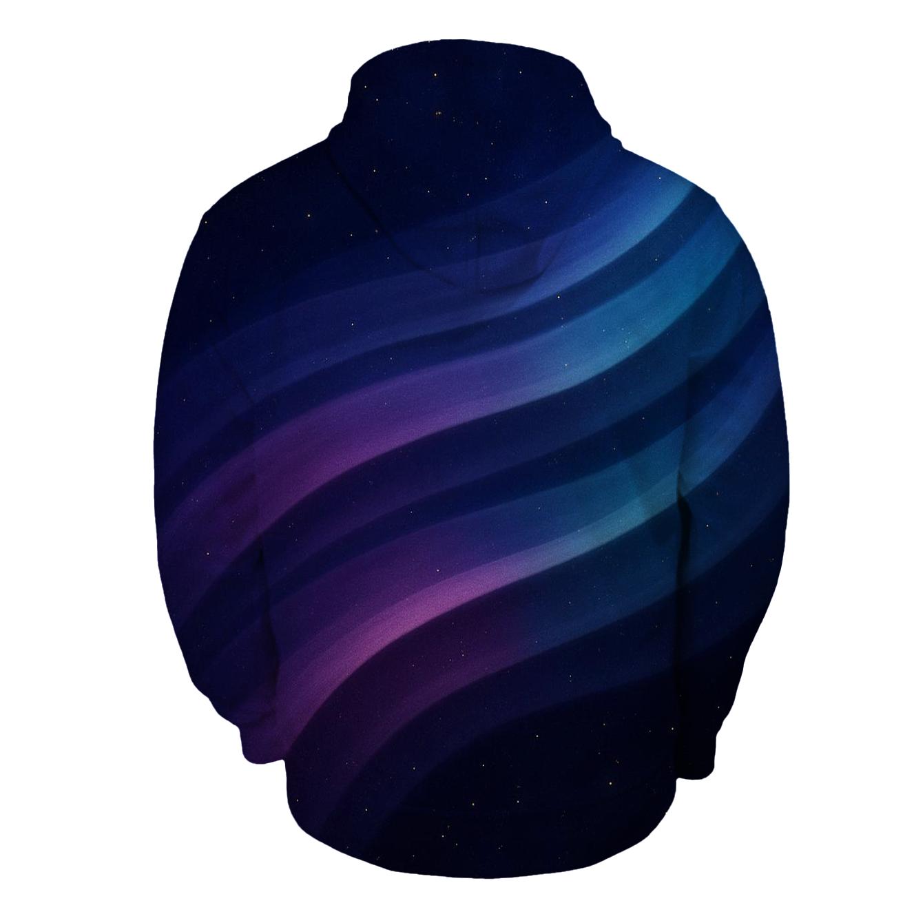 Nebula Ribbon Gradient premium hoodies