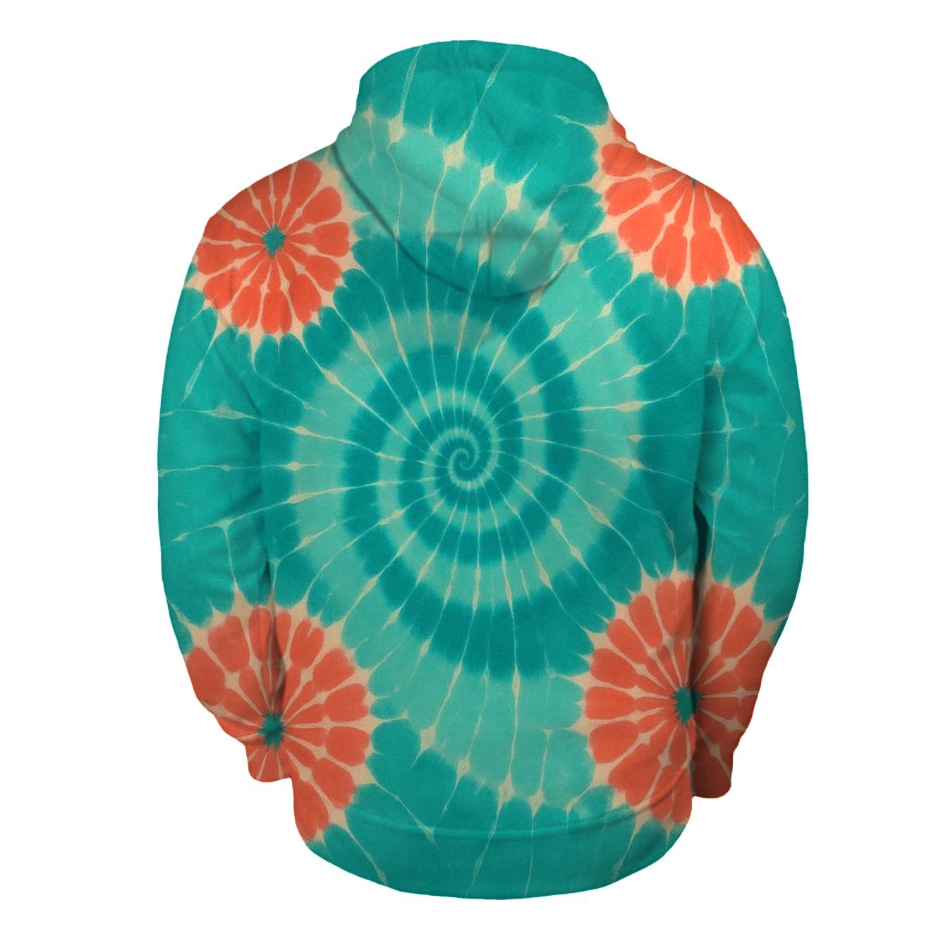 Spiral Starburst Kumo heavyweight hoodies