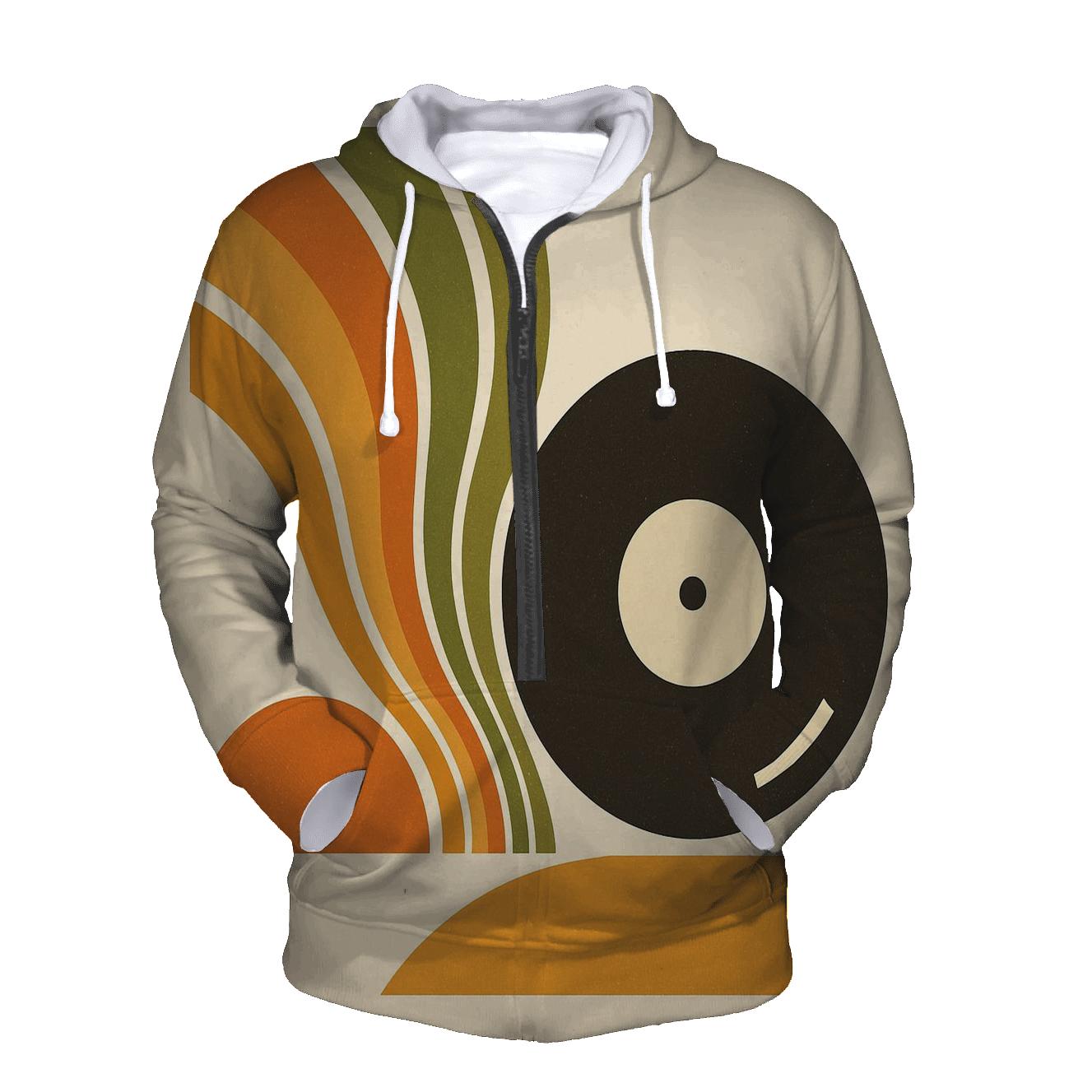 Sunburst Groove zip-up hoodies