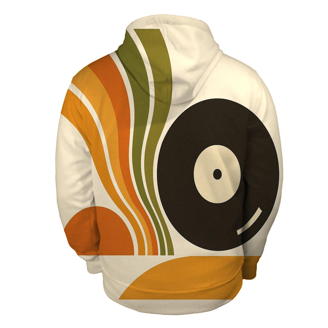 Sunburst Groove zip-up hoodies