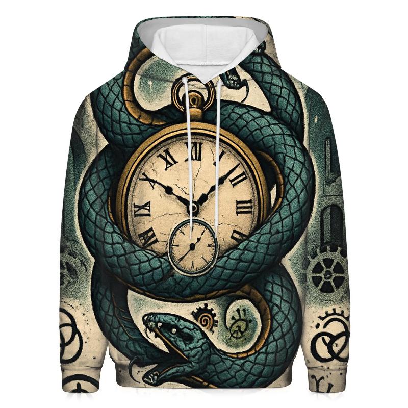 Helix Ouroboros Clockwork heavyweight hoodies