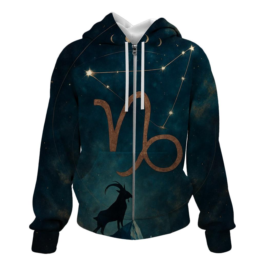Capricorn Nebula Summit heavyweight hoodies