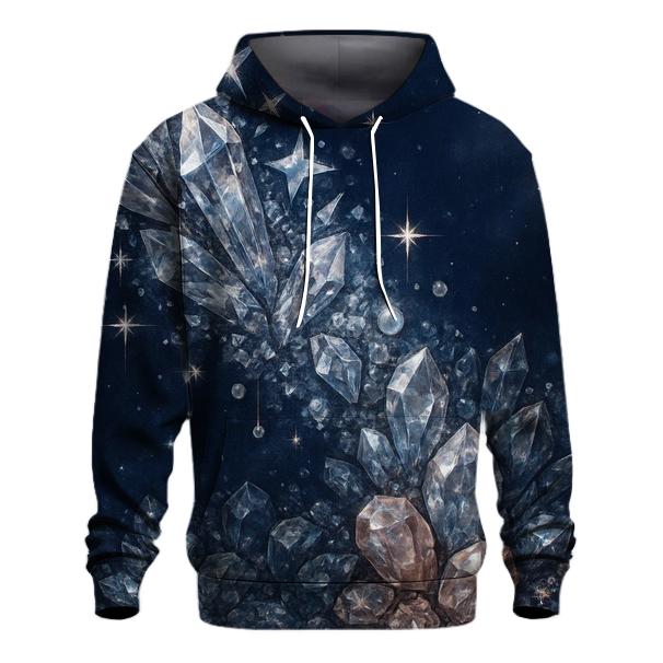 Celestial Crystal Veil zip-up hoodies
