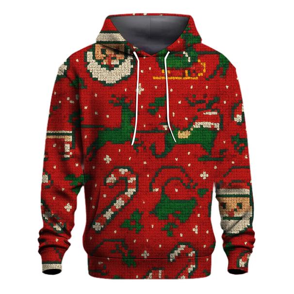 Kitschy Santa Parade Design hoodie styles