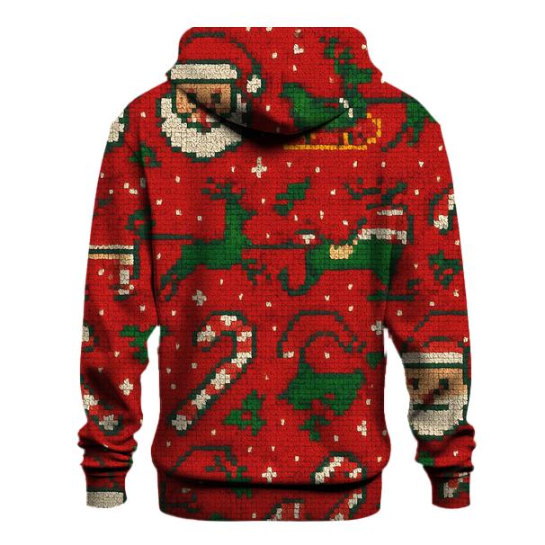 Kitschy Santa Parade Design hoodie styles