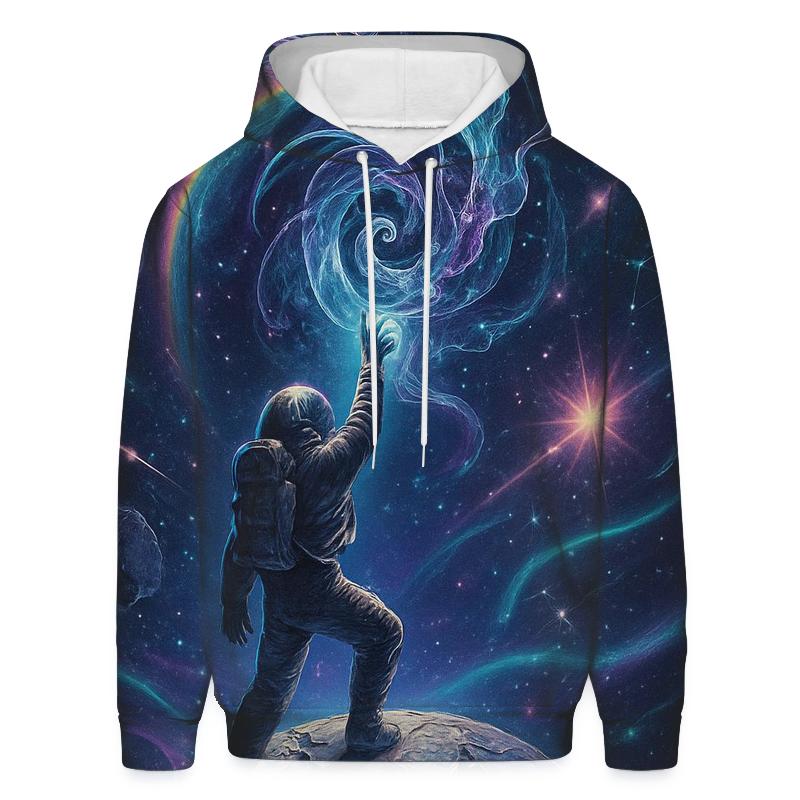 Nebula Voyager embroidered hoodies