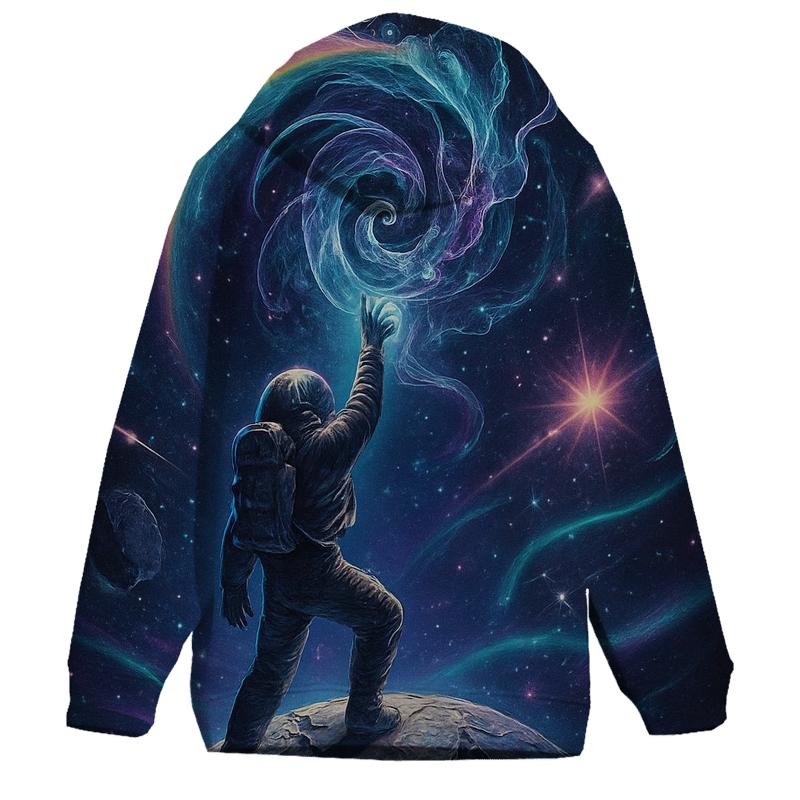 Nebula Voyager embroidered hoodies