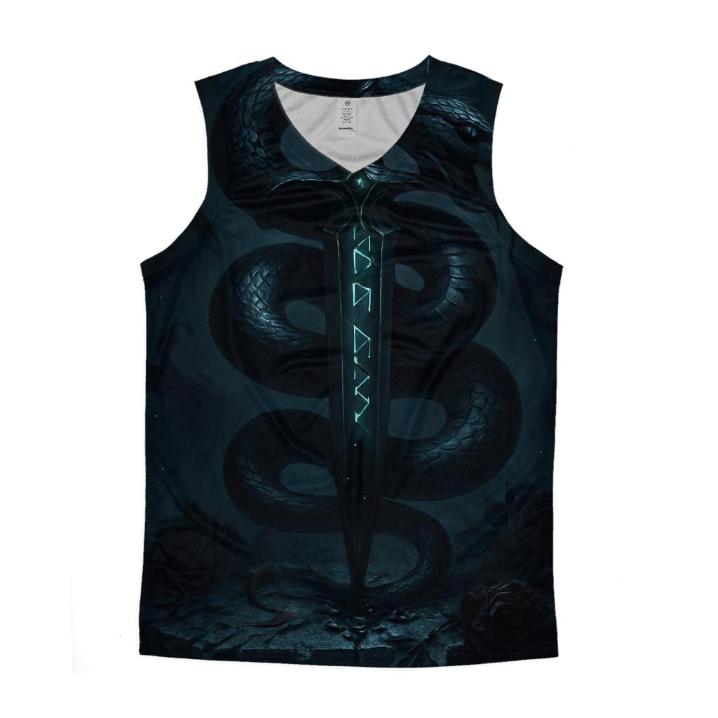 Serpent Dagger Of The Midnight Coven trendy fitted tank tops