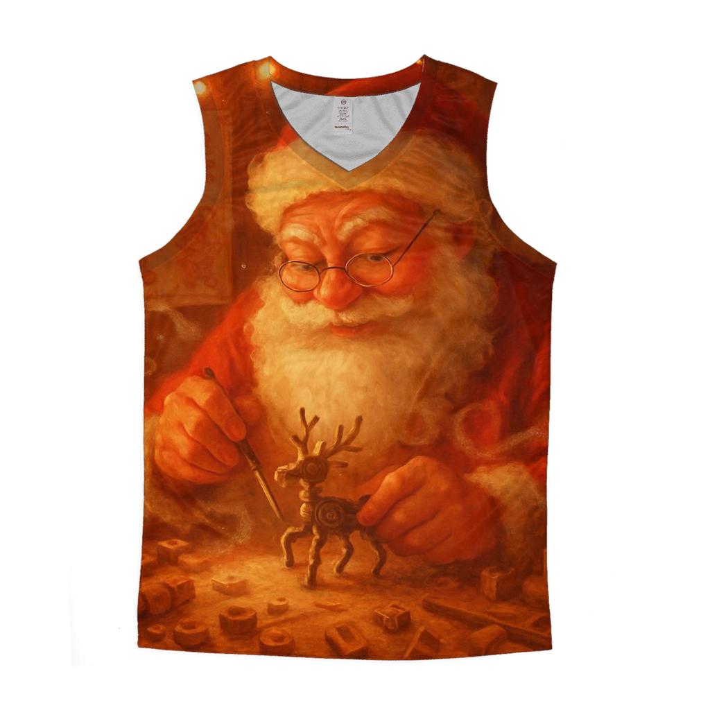 Workshop Tinker Santa personalized athletic tanks