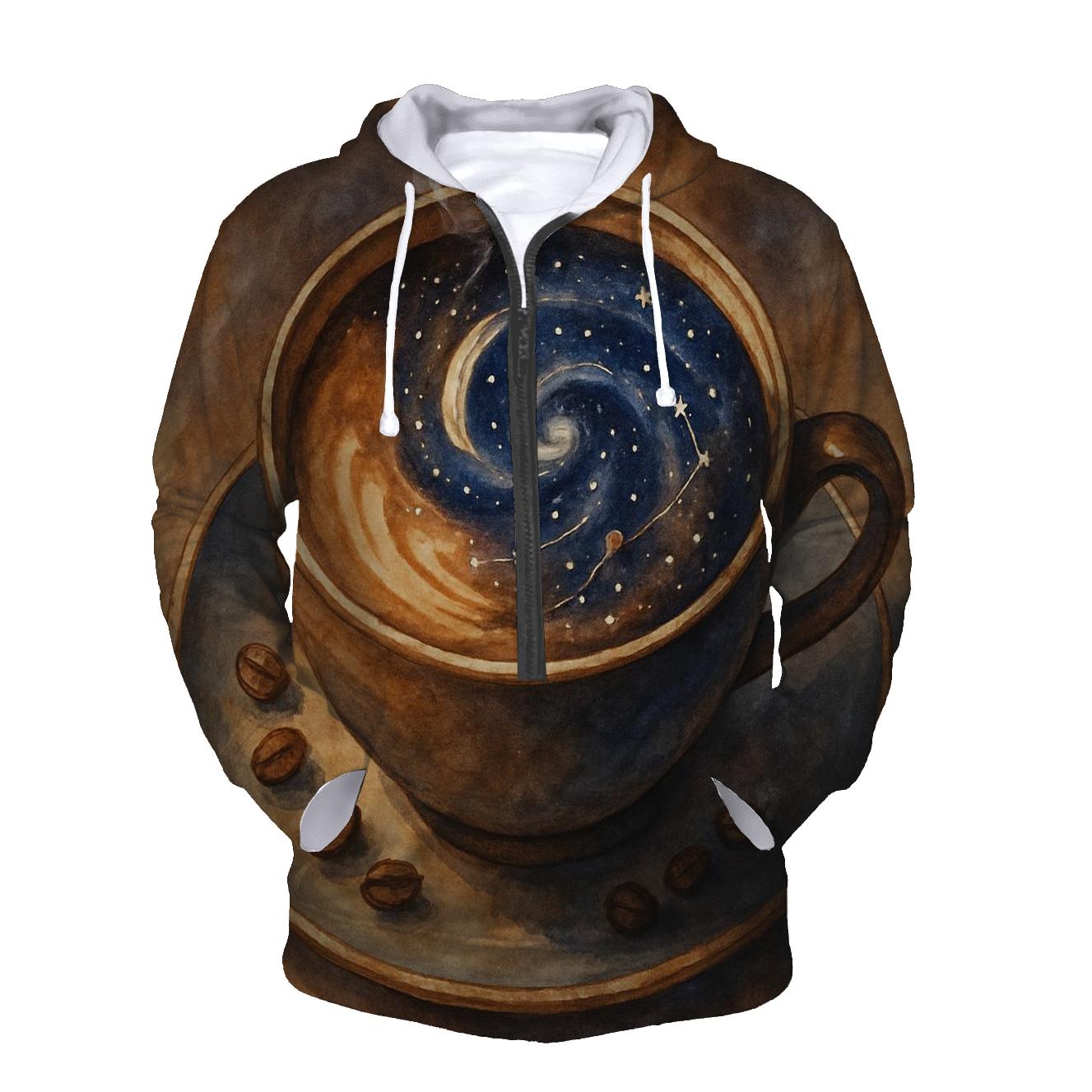 Latte Galaxy Swirl hoodie trends