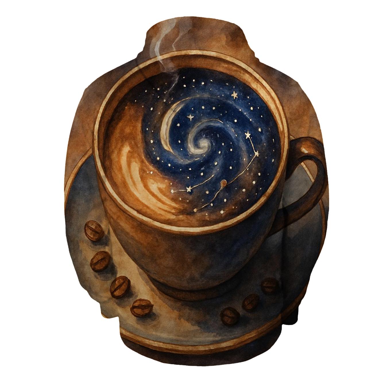 Latte Galaxy Swirl hoodie trends