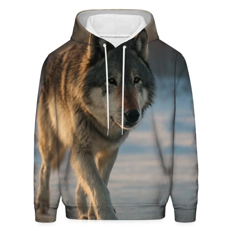 Northern Pack Alpha On Frozen Tundra embroidered hoodies