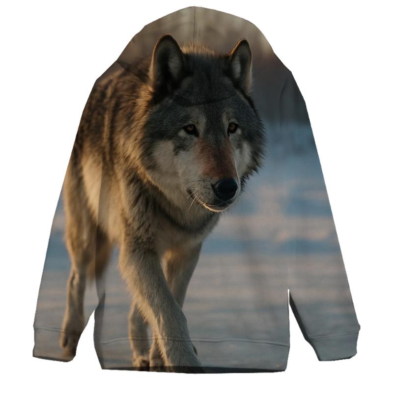 Northern Pack Alpha On Frozen Tundra embroidered hoodies