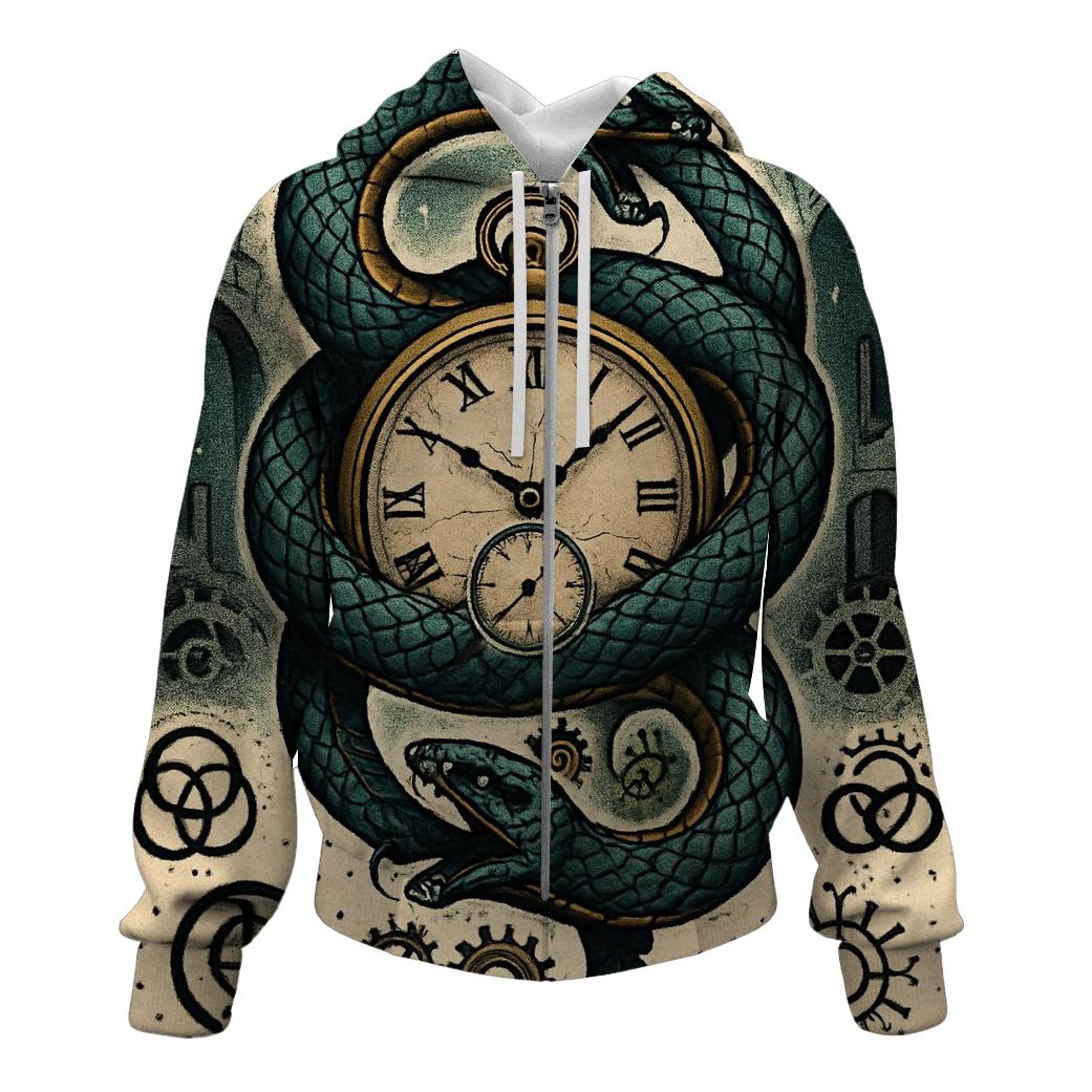 Helix Ouroboros Clockwork premium hoodies