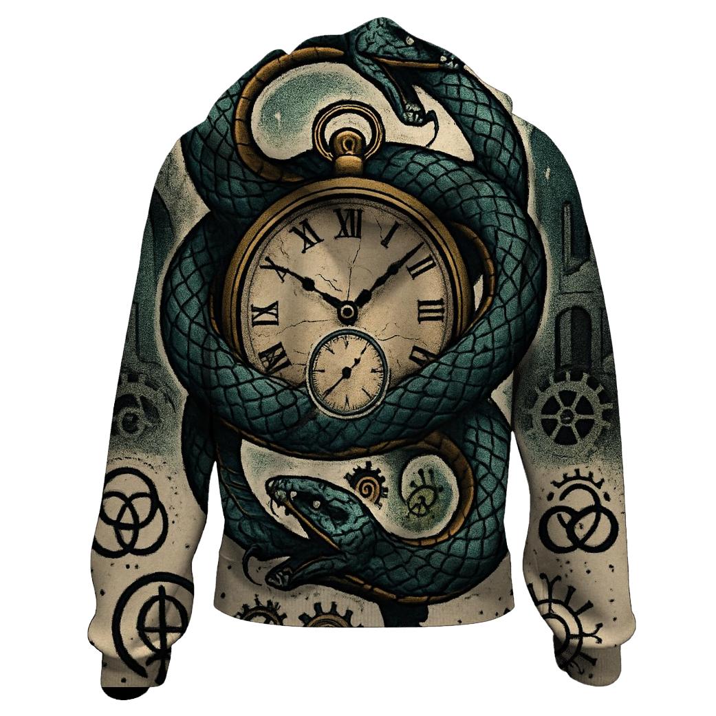 Helix Ouroboros Clockwork premium hoodies