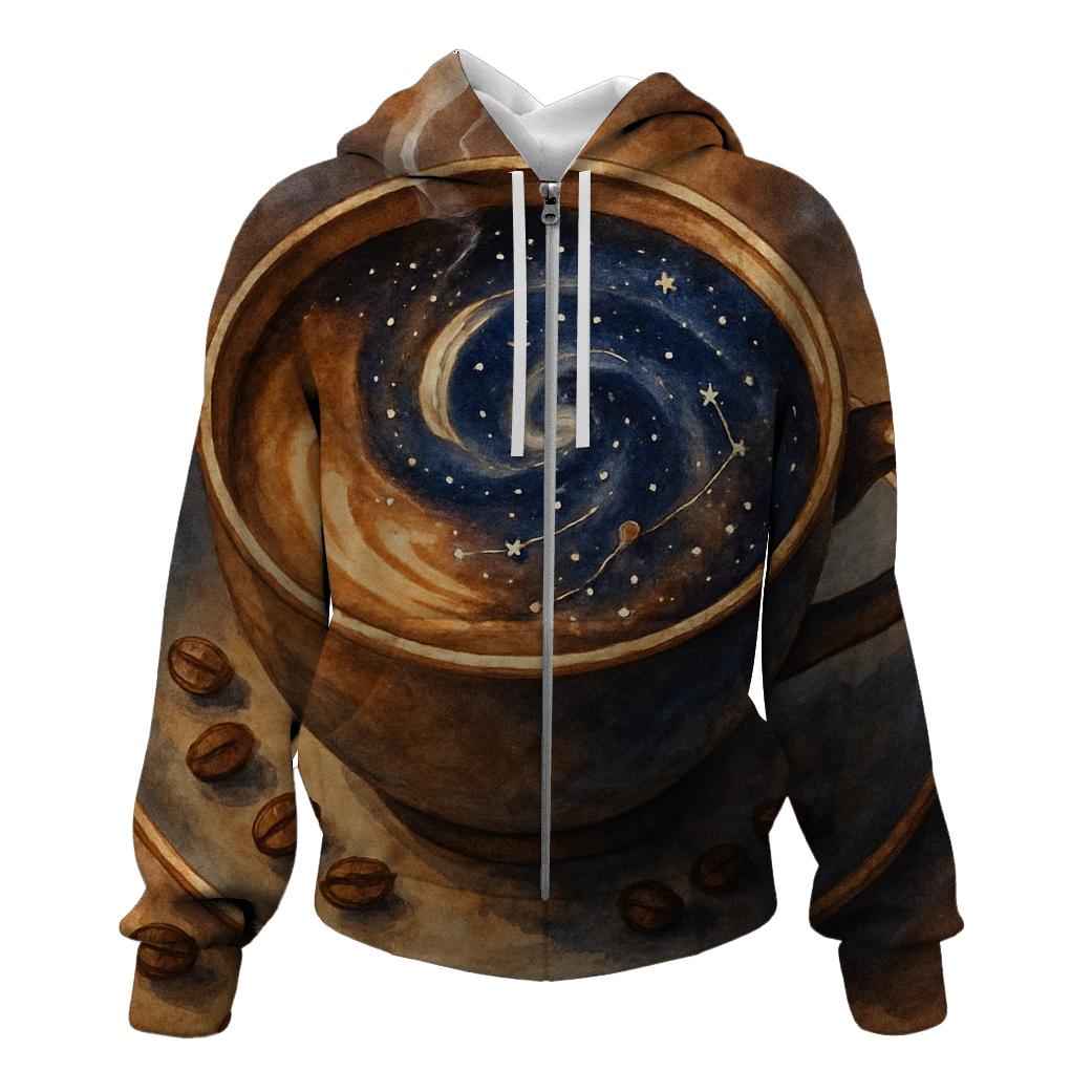 Latte Galaxy Swirl hoodie trends