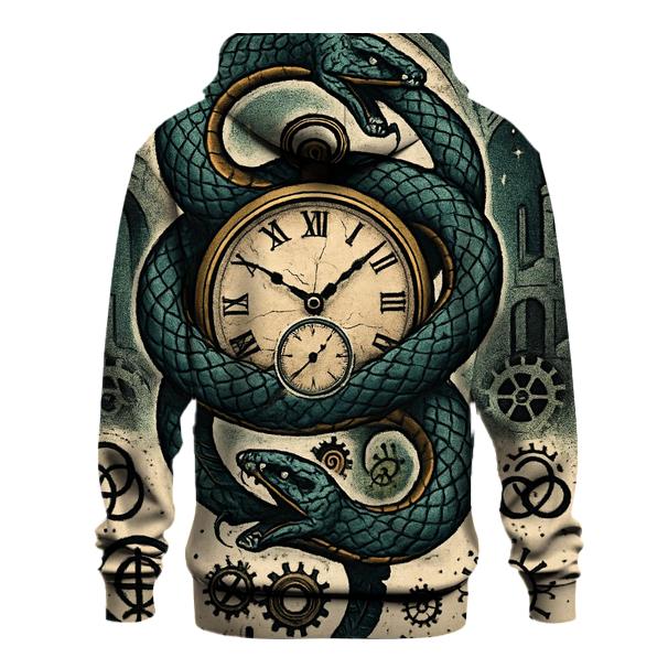 Helix Ouroboros Clockwork premium hoodies