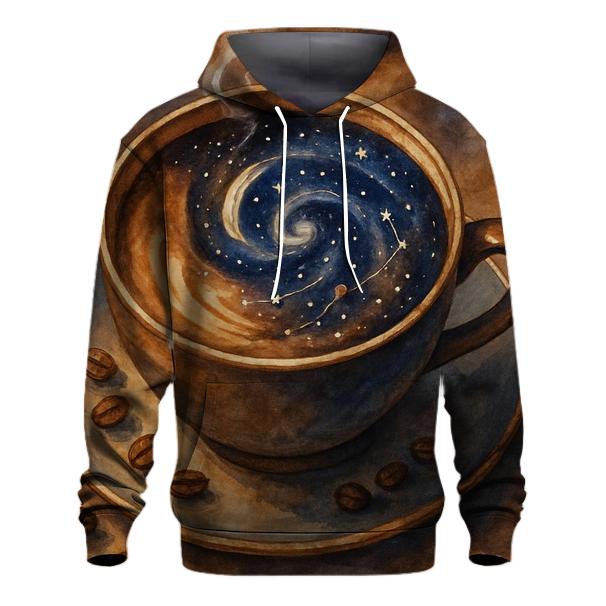 Latte Galaxy Swirl lightweight hoodies