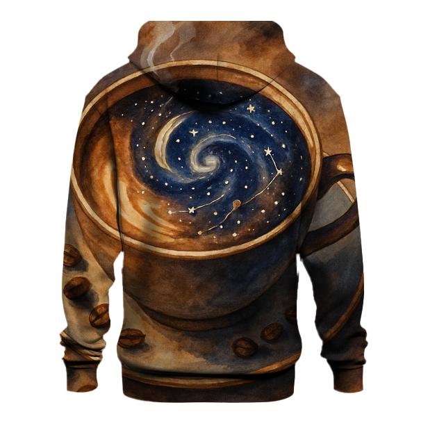 Latte Galaxy Swirl lightweight hoodies