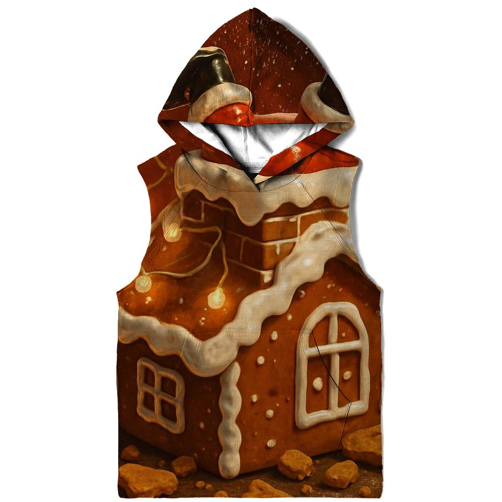 Santa Stuck In Cookie Chimney heavyweight hoodies