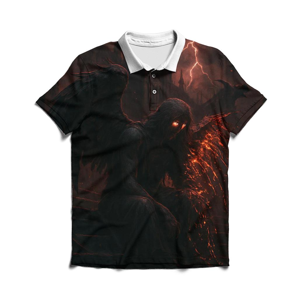 Requiem For The Fallen Angel classic pique polos