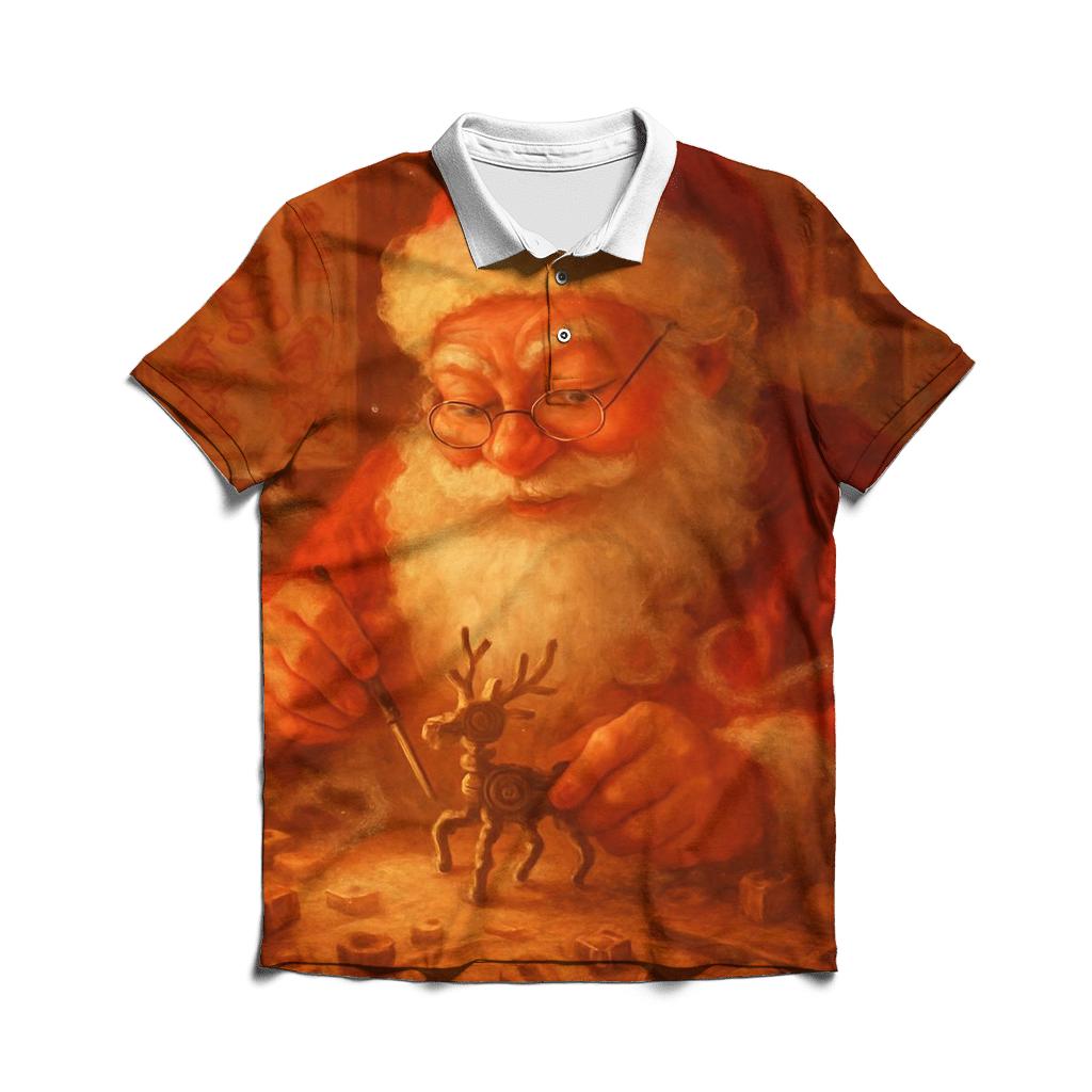 Workshop Tinker Santa casual sports polo shirts