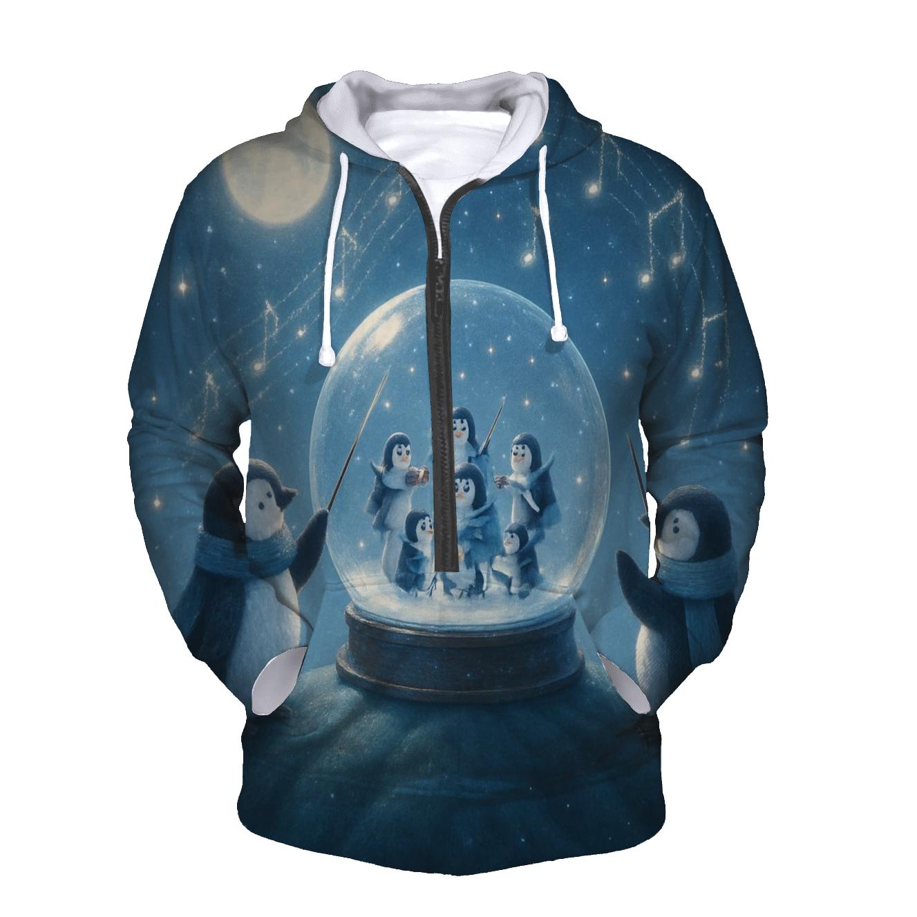 Midnight Snow Globe Orchestra designer hoodies