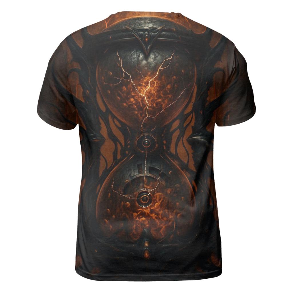 Infernal Clockwork Hourglass statement graphic shirts