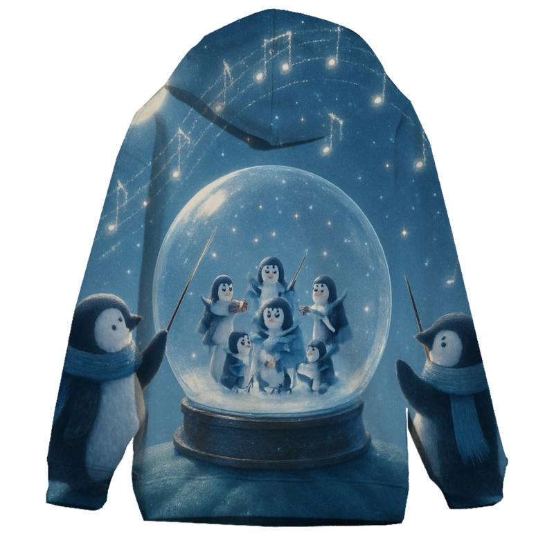 Midnight Snow Globe Orchestra heavyweight hoodies