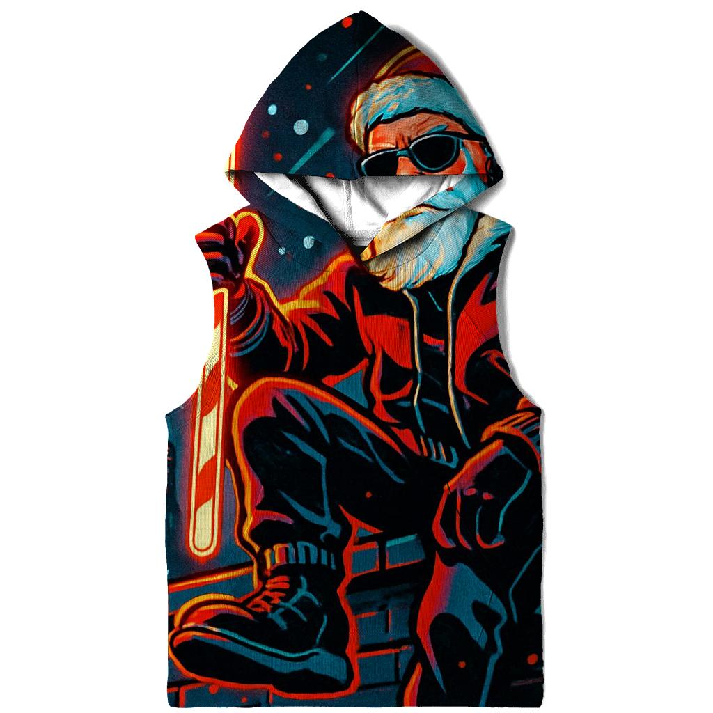 Neon Street Santa lightweight hoodies