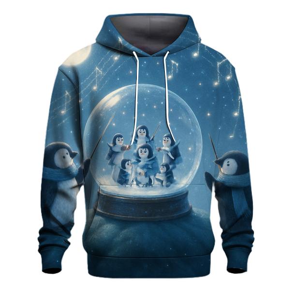 Midnight Snow Globe Orchestra graphic hoodies