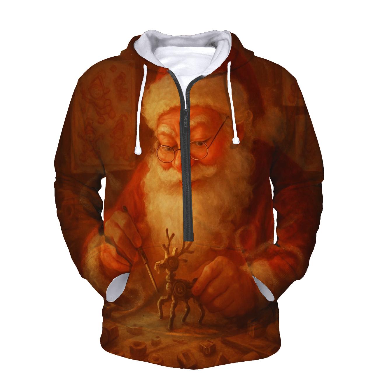 Workshop Tinker Santa hoodie styles