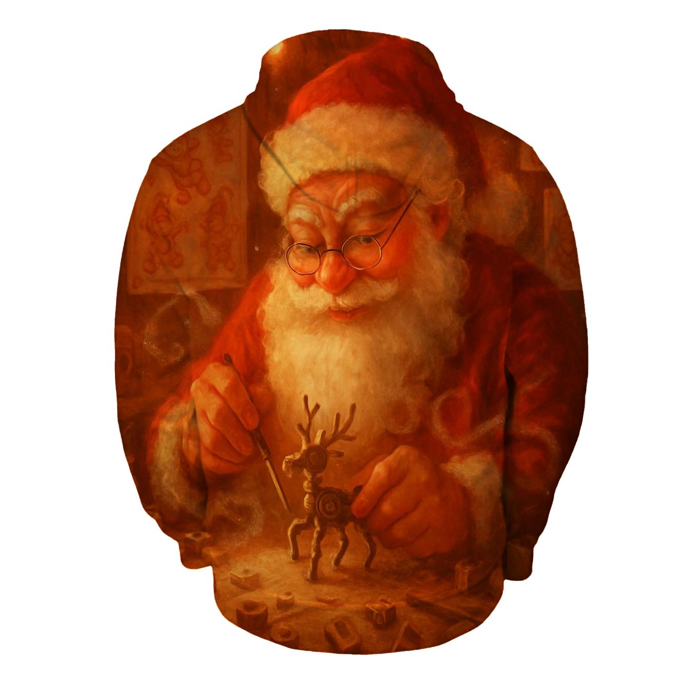 Workshop Tinker Santa hoodie styles
