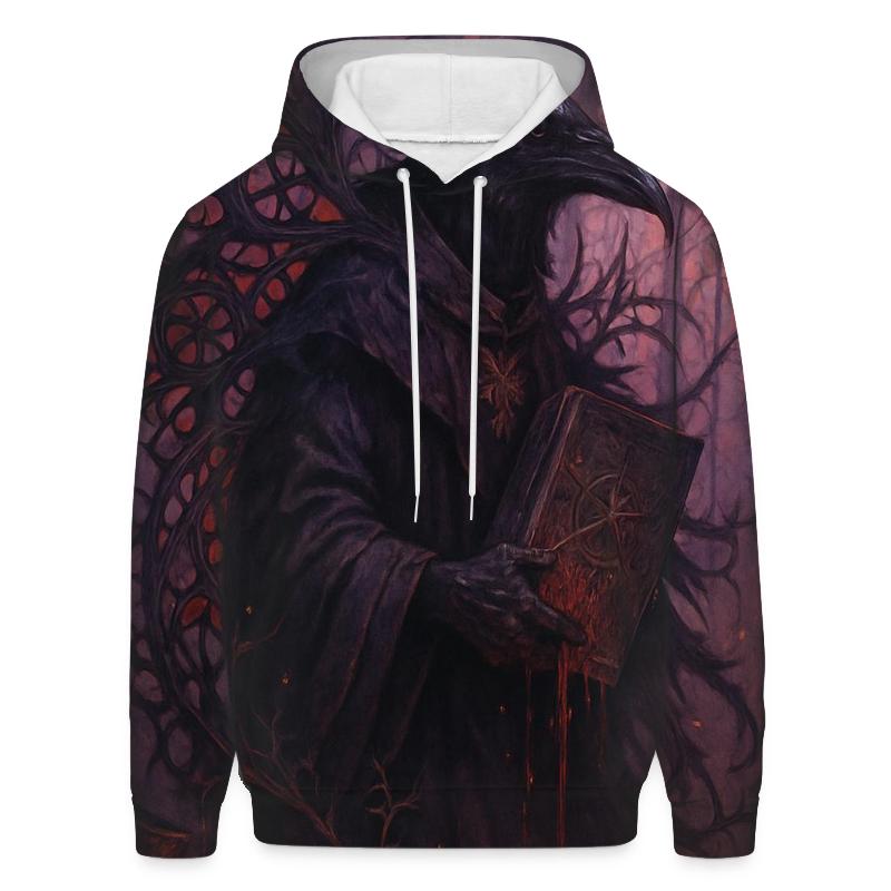 Raven Priest Of The Black Cathedral graphic hoodies