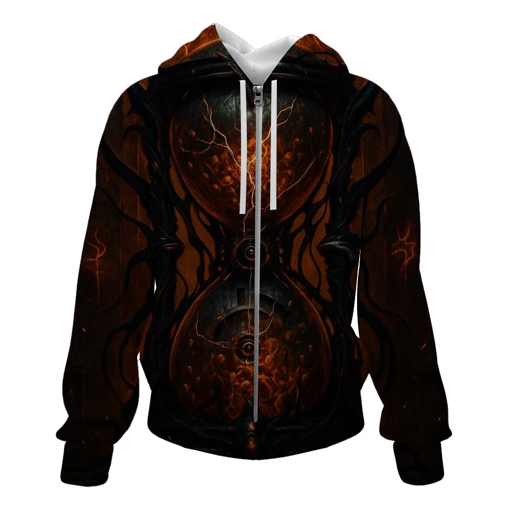 Infernal Clockwork Hourglass hoodie styles