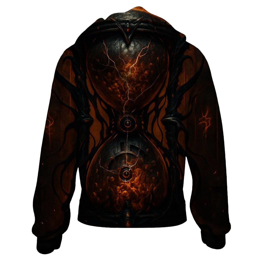Infernal Clockwork Hourglass hoodie styles