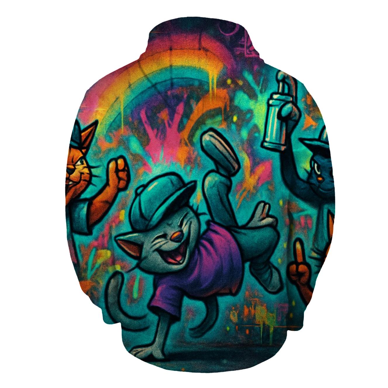 Graffiti Riot Alley Cats hoodie designs