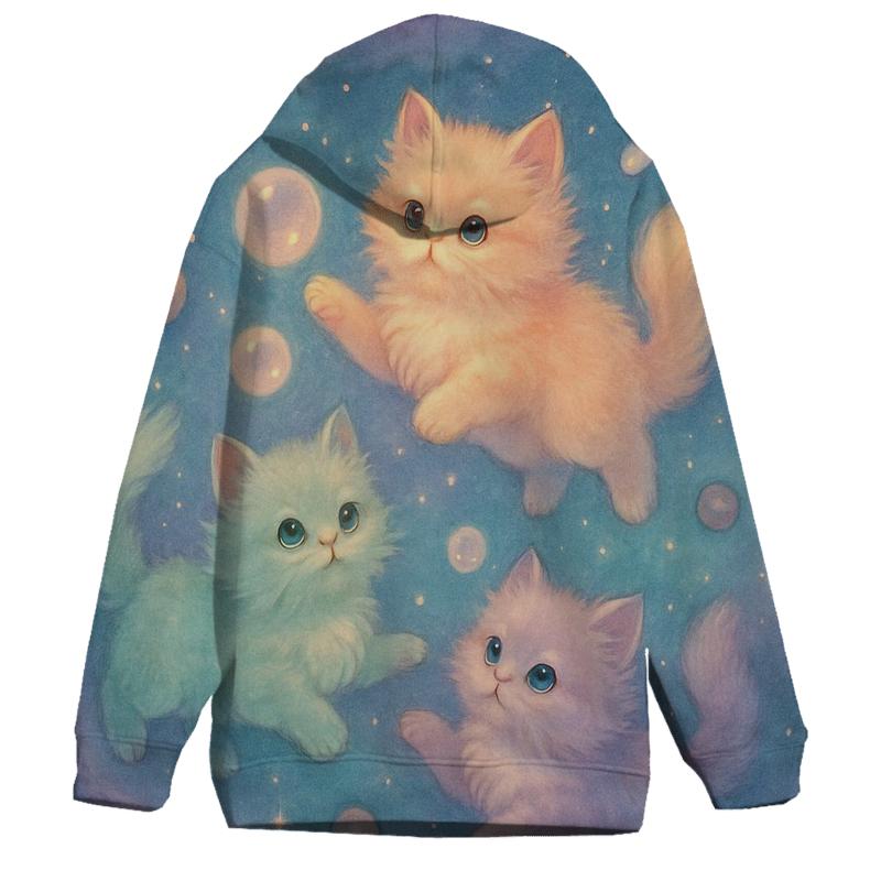 Cosmic Dreamer Kittens hoodies fashion