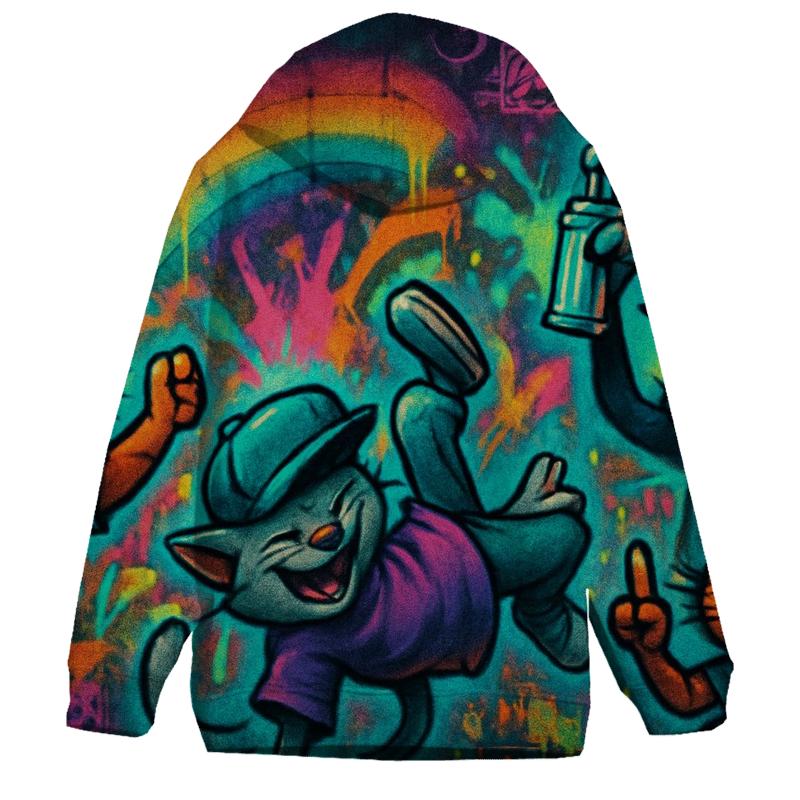 Graffiti Riot Alley Cats hoodies fashion